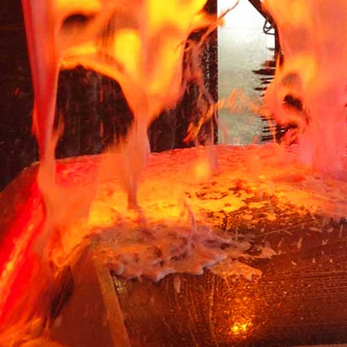 Hot Lava carnauba wax in the wash tunnel