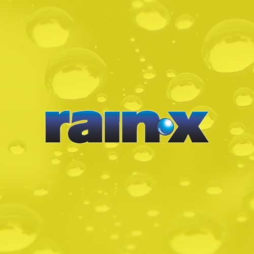 Rain-X protection in the wash tunnel